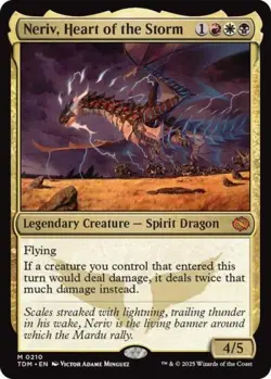 MTG English Neriv, Heart of the Storm NM Normal Tarkir: Dragonstorm - Image 1