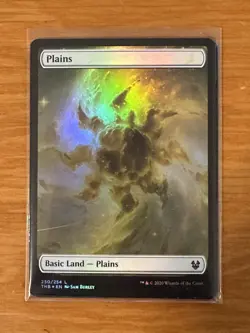 Plains Full Art Land #250 - Theros Beyond Death THB - MTG Full Art Foil - Image 1