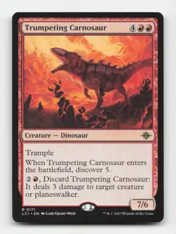 Trumpeting Carnosaur The Lost Caverns of Ixalan #171 Rare - Image 1