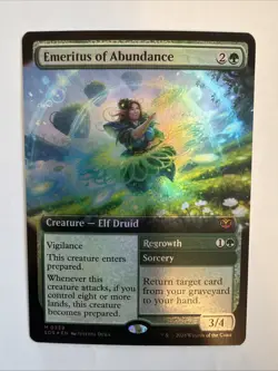 Emeritus of Abundance (Extended Art) M Secrets of Strixhaven 339 NM FOIL - Image 4