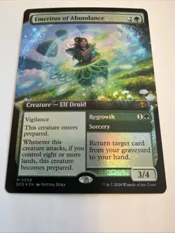 Emeritus of Abundance (Extended Art) M Secrets of Strixhaven 339 NM FOIL - Image 5