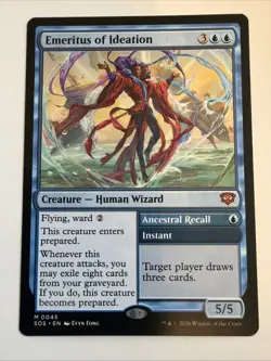 MTG Emeritus of Ideation 0045 (M) Secrets of Strixhaven (SOS) Non Foil NM/Mint - Image 1