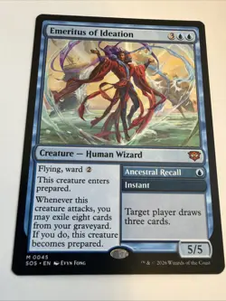 MTG Emeritus of Ideation 0045 (M) Secrets of Strixhaven (SOS) Non Foil NM/Mint - Image 2