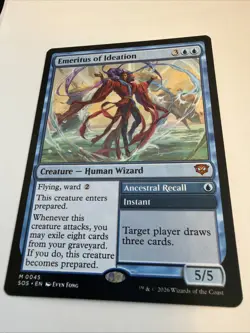 MTG Emeritus of Ideation 0045 (M) Secrets of Strixhaven (SOS) Non Foil NM/Mint - Image 3