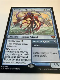 MTG Emeritus of Ideation 0045 (M) Secrets of Strixhaven (SOS) Non Foil NM/Mint - Image 4