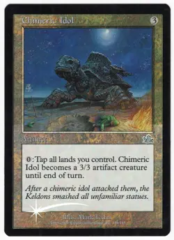Chimeric Idol 2000 Prophecy FOIL Colorless Uncommon Artifact MTG NM AZ1 - Image 1