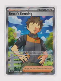Pokemon SV09: Journey Together #179/159 Brock's Scouting - Image 1