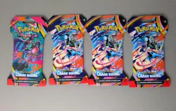 Pokemon TCG Chaos Rising Booster Packs Lot x4 - Image 1