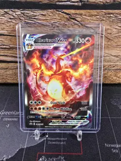 Pokemon TCG Charizard VMAX SWSH261 Promo Full Art Holo Card NM+ #1 - Image 1