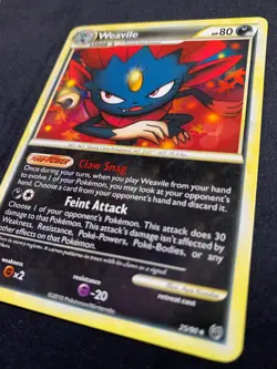WEAVILE - 25/90 - UNDAUNTED - POKEMON CARD - LP - Image 3