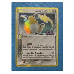 Raichu 15/110 EX STAMP Holon Phantoms Delta Species Holo 70 HP ENG 2006 - Image 1