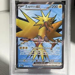 PSA 9 Zapdos ex Holo Ultra Rare SV 151 192/165 Pokemon TCG English 2023 - Image 2