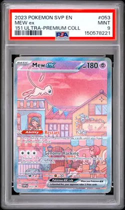 2023 POKEMON SVP PROMO 151 ULTRA-PREMIUM COLLECTION #053 MEW EX PSA 9 - Image 1