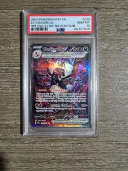 Charizard ex 234/091 PSA 10 Paldean Fates Special Illustration Rare SIR POKEMON - Image 1