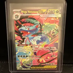 Pokemon TCG Mega Venusaur EX Card 177/132 Mega Evolution Sir NM Condition - Image 1