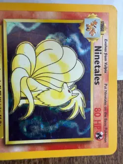 Pokemon TCG Ninetales, Base Set 12/102 - Holographic, rare - Image 2