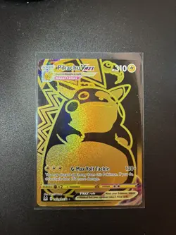 Pikachu VMAX TG29/TG30 Lost Origin SECRET RARE Holo Pokemon - NM - Ink dot error - Image 1