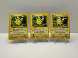 Vintage Pokemon Jungle Set Pikachu 60/64 Lot (7 Cards) - WotC 1999 - HP-LP - Image 3