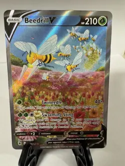 The Pokemon Company Beedrill V Alternate Full Art Holo Astral 161/189 HP 210 - Image 1