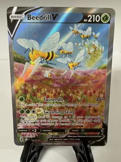 The Pokemon Company Beedrill V Alternate Full Art Holo Astral 161/189 HP 210 - Image 2