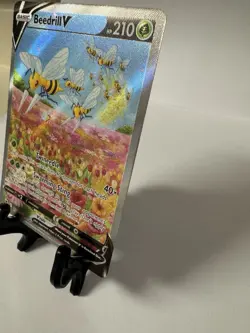 The Pokemon Company Beedrill V Alternate Full Art Holo Astral 161/189 HP 210 - Image 3