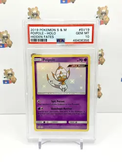 PSA 10 GEM MINT Shiny Poipole SV19/SV94 2019 Hidden Fates: Shiny Vault Pokemon - Image 1