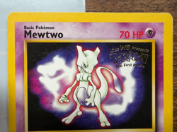 1999 POKEMON TCG BLACK STAR MEWTWO #3, MOVIE PROMO CARD, Nintendo, WOTC - Image 2
