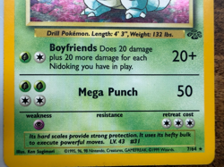 Vintage Pokemon TCG Holographic Nidoqueen, Jungle set, 7/64 - Rare, LP/MP - Image 3