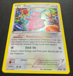Pokemon DITTO XY40 Black Star Promo Card MP Please Read - Image 2