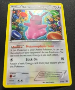 Pokemon DITTO XY40 Black Star Promo Card MP Please Read - Image 3