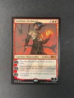Sarkhan, Fireblood - Core Set 2019 - Magic the Gathering - MTG - Image 1