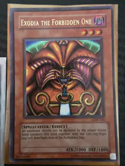 Exodia the Forbidden One (Full Set) Ultra Rare LOB-120-124 All NM/VLP+ - Image 2