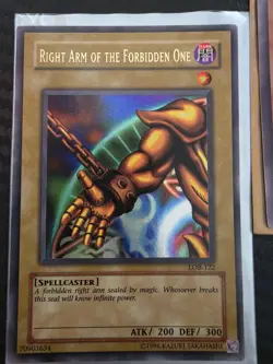 Exodia the Forbidden One (Full Set) Ultra Rare LOB-120-124 All NM/VLP+ - Image 3