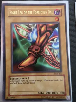 Exodia the Forbidden One (Full Set) Ultra Rare LOB-120-124 All NM/VLP+ - Image 5