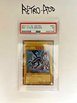 Yugioh Starter Deck Joey Red Eyes B Dragon SDJ-001 PSA 5 FAST SHIPPING NEW SLAB - Image 1