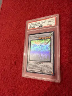 2015 YUGIOH 1ST ED CROS-EN046 CLEAR WING SYNCHRO DRAGON GHOST PSA 10 - Image 5