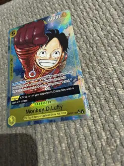 Monkey.D.Luffy Alt Art OP07-109 500 Years Super Rare Parallel Foil 6000 + - Image 4