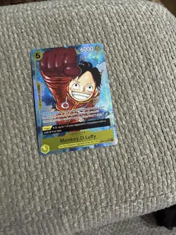 Monkey.D.Luffy Alt Art OP07-109 500 Years Super Rare Parallel Foil 6000 + - Image 5