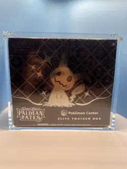 Paldean Fates Pokemon Center Elite Trainer Box ETB - New & Sealed + ACRYLIC CASE - Image 1