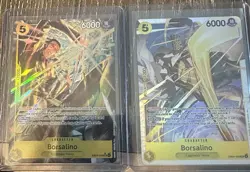One Piece Card Game Borsalino Eb04-058 Sr + Alt Art Lot - Egghead/Navy English - Image 1