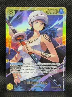 Trafalgar Law SEC EB03-062 Secret Rare One Piece CCG Heroines Edition - Image 1