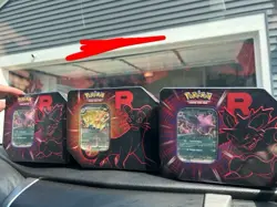 Pokemon TCG Team Rocket Tins Sealed- Full Art Set (15 Packs) - Image 1