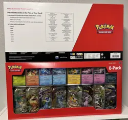 Pokemon Prismatic Evolutions 8 Mini-Tins with Promo Cards Costco 2-Pack IN HAND - Image 4