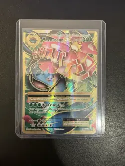 2016 POKEMON XY EVOLUTIONS #100 FA/M VENUSAUR EX MEGA (Near Mint Or Better) - Image 1