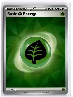 Basic Grass Energy - Stellar Crown - 009 - Pokemon TCG - LP - Reverse Holo - Image 1