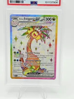 2024 POKEMON SSP EN-SURGING SPARKS ULTRA RARE #225 ALOLAN EXEGGUTOR EX PSA 10 - Image 2
