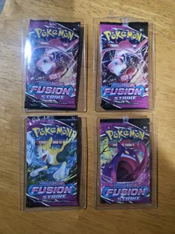 Pokemon TCG: Sword and Shield Fusion Strike x1 Booster Pack Sealed - Image 1