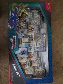 Pokemon Crown Zenith Sea and Sky Premium Collection 14 Packs, New and Sealed - Image 1