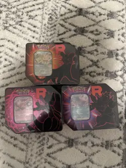 Pokemon Team Rocket -Set of 3- Tins - Image 1