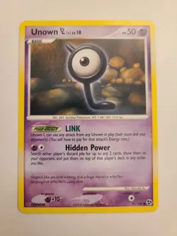 Pokemon TGC 2008 Diamond&Pearl Great Encounters Unown L 91/106 Regular Near Mint - Image 2